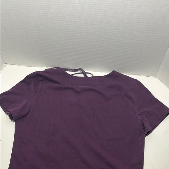 Calvin Klein Purple Lace-Up Top - Picture 9 of 11
